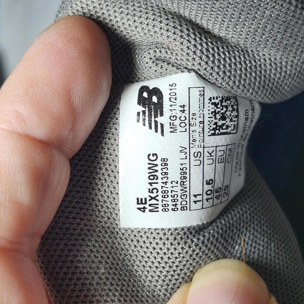 New Balance Running Shoes Men Size 11 White - Picture 9 of 10